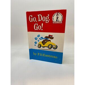 Vintage Dr. Seuss Go, Dog Go! Hardcover Children's Book by P.D Eastman